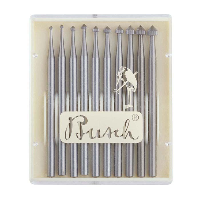 Busch® Stone-Setting Bur Set, 1.0–3.25mm