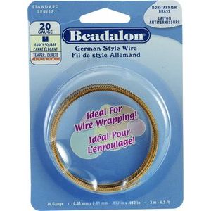 Beadalon® Square German-Style Wire