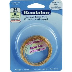 Beadalon® Square German-Style Wire