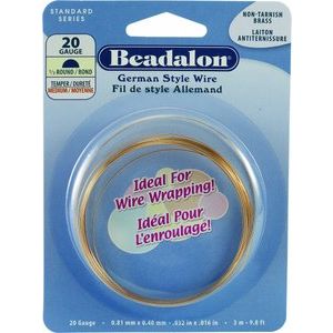 Beadalon® Half-Round German-Style Wire