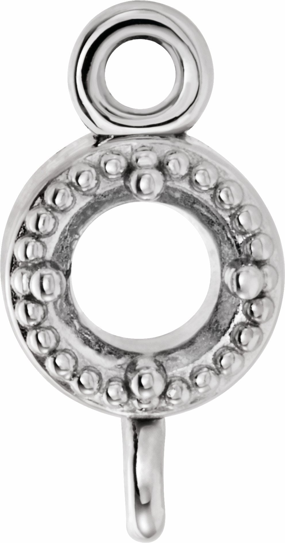 Micro Milgrain Bezel Link