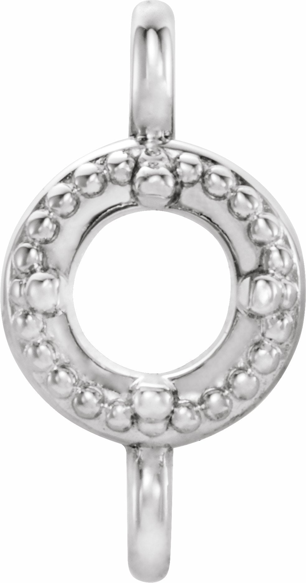 Micro Milgrain Bezel Link