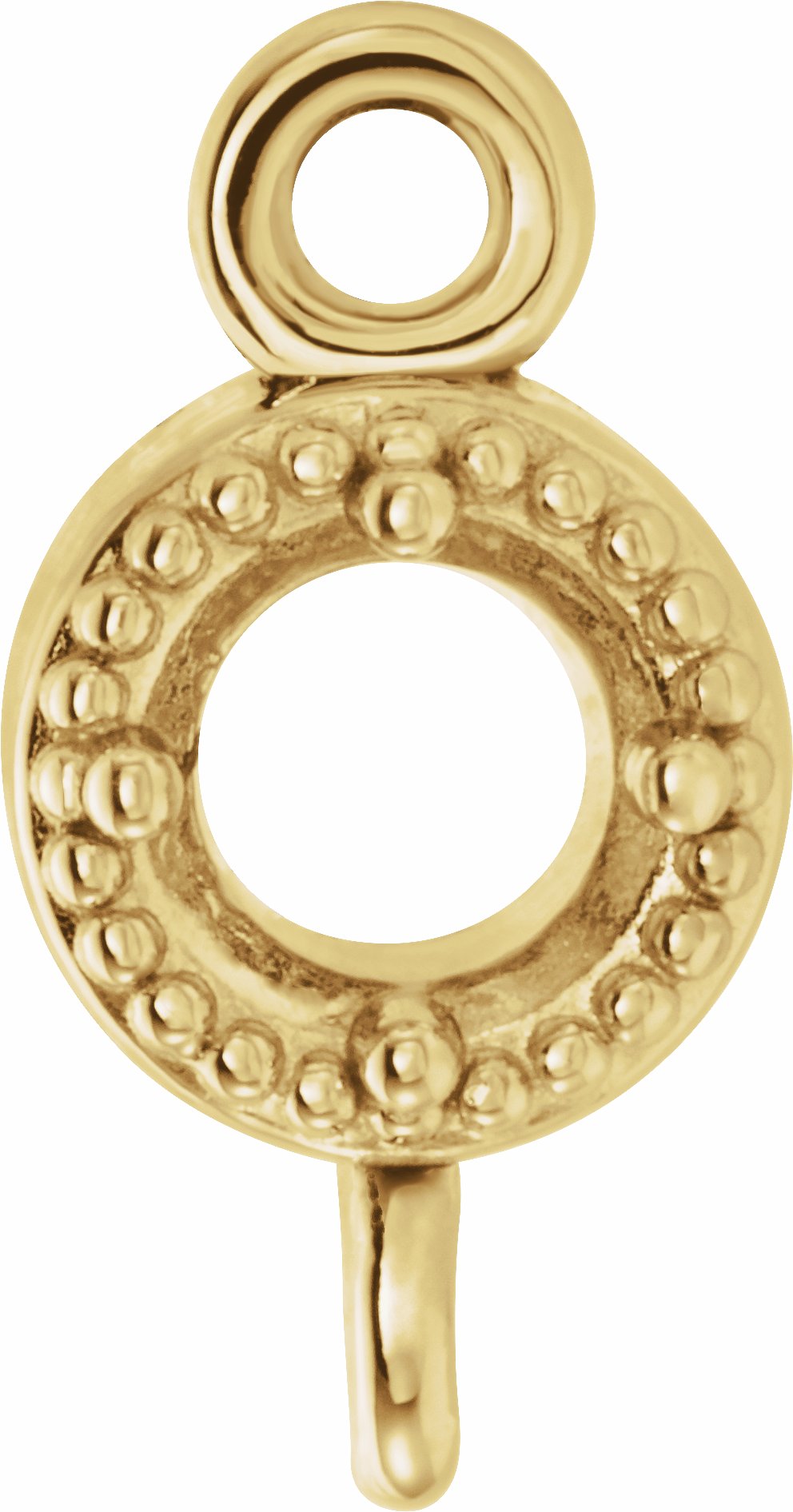 Micro Milgrain Bezel Link