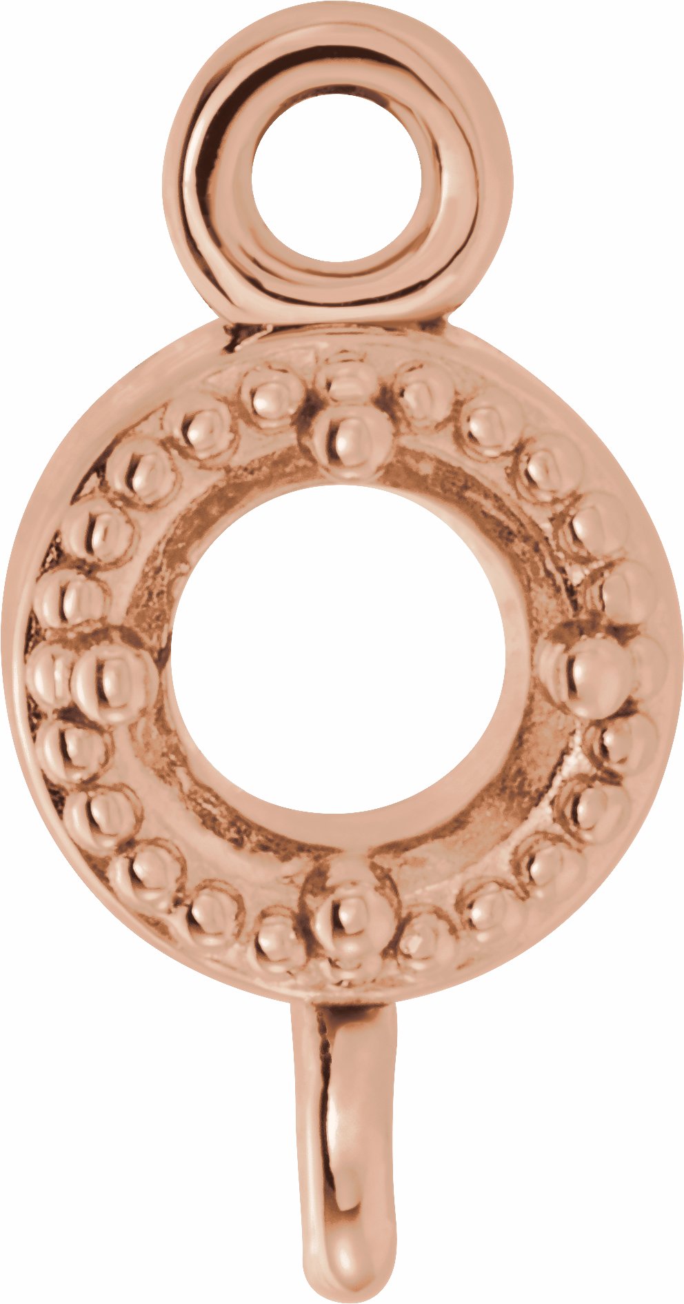 Micro Milgrain Bezel Link