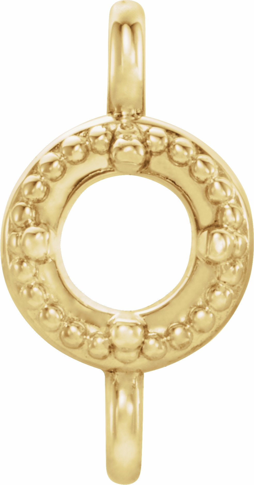 Micro Milgrain Bezel Link