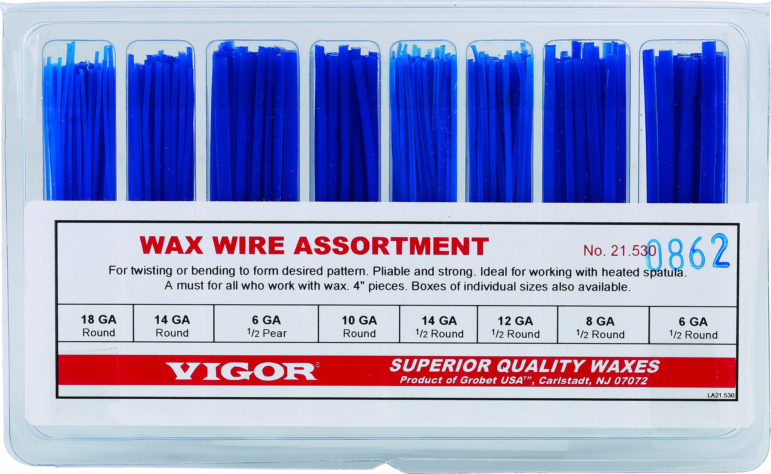 Wax Wire Assorted Shapes and Gauges Kit