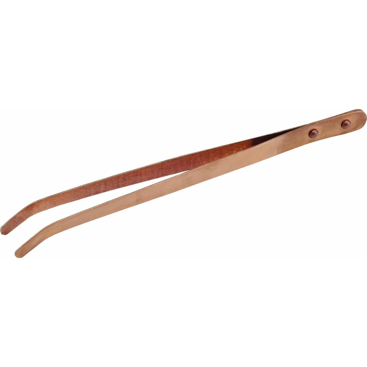Tweezer Copper Tongs (curved) 21cm