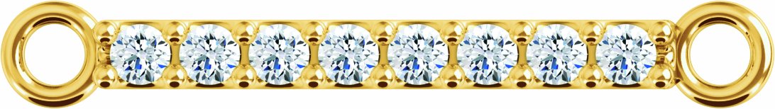 Accented Bar Bracelet Center