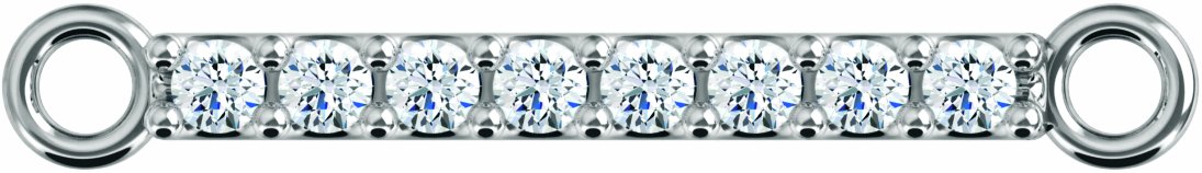 Accented Bar Bracelet Center