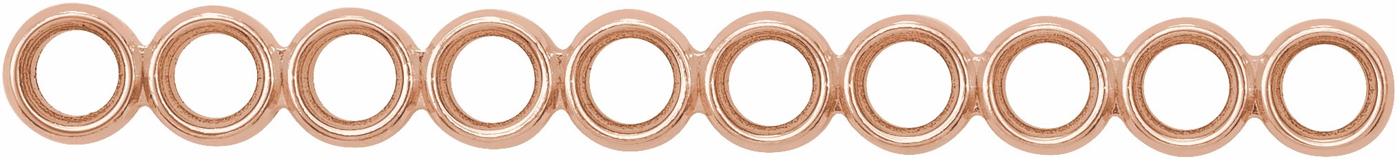 Round 10-Stone Bezel-Set Strip Setting
