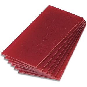 File-A-Wax Thin Red Utility Wax Sheets