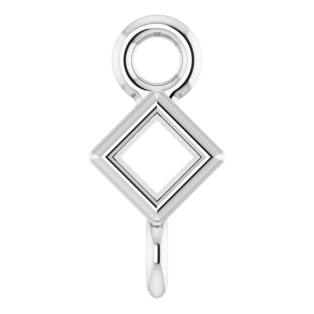 Square Bezel-Set Link