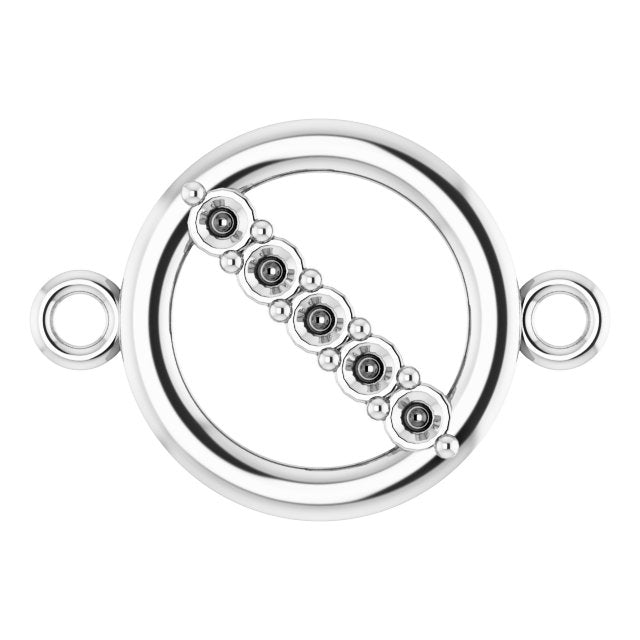 Accented Circle Bracelet Center