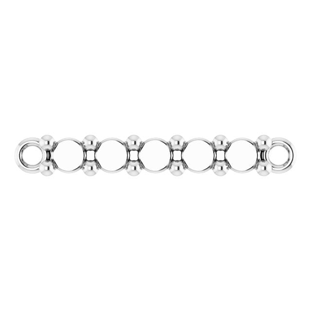Round 5-Stone Bar Link