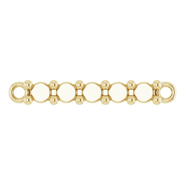 Round 5-Stone Bar Link