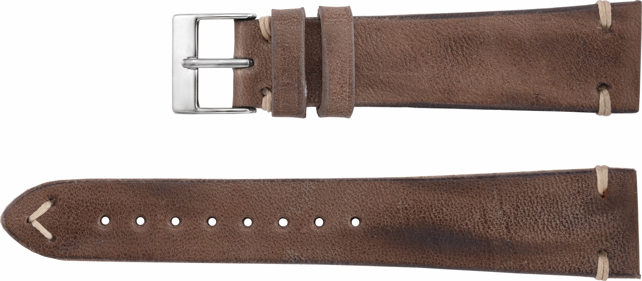 Men's Vintage-Inspired Leather Watch Band