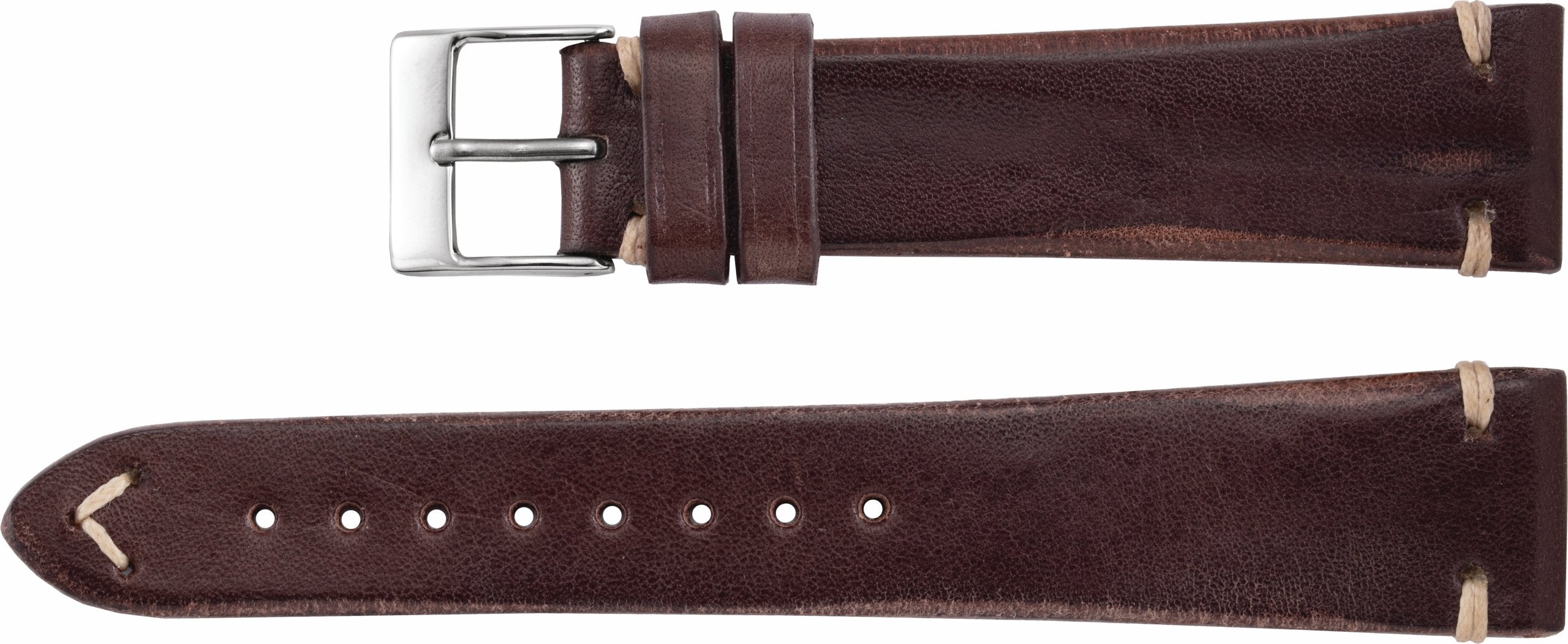 Men's Vintage-Inspired Leather Watch Band