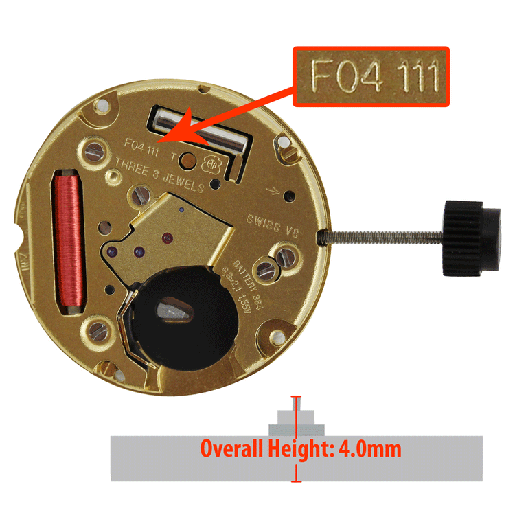 ETA F04.111 Quartz Movement