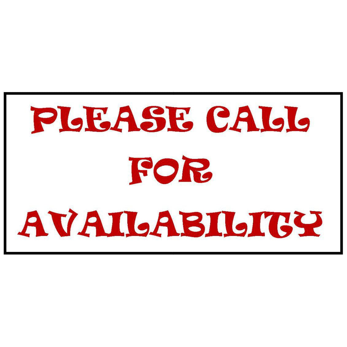 ETA E01.701-CALL FOR AVAILABILITY