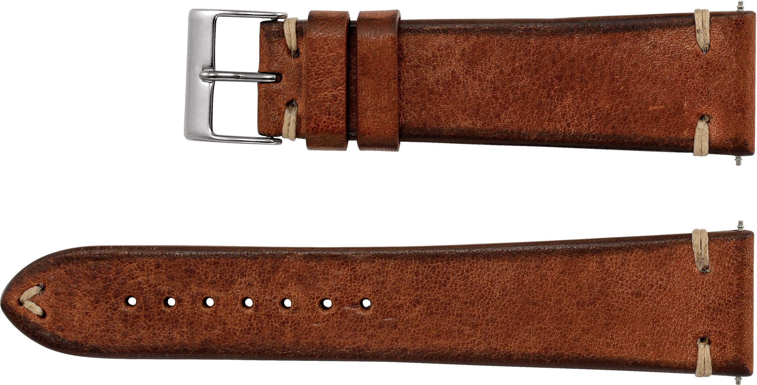 Men's Vintage-Inspired Leather Watch Band