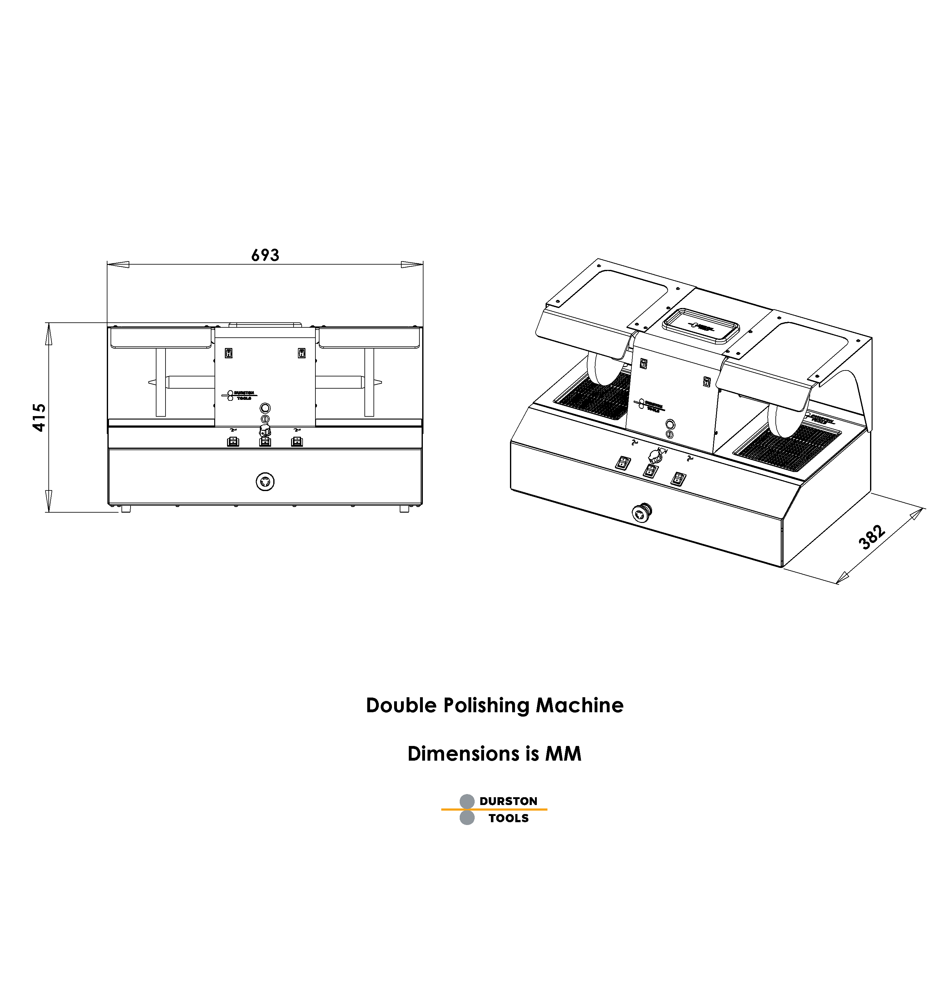 Durston Pro Double Polishing Machine