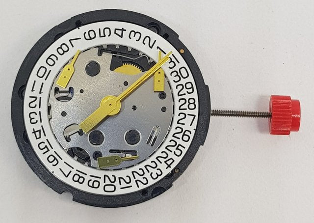 ETA G15.261 Quartz Movement, Date at 4