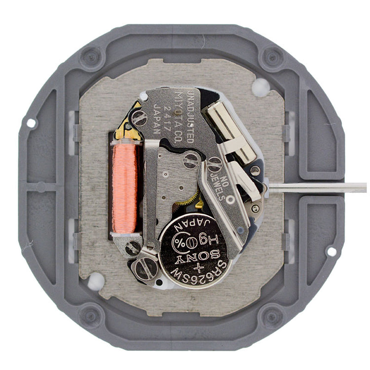 Miyota 2417 Quartz Movement, Date at 3