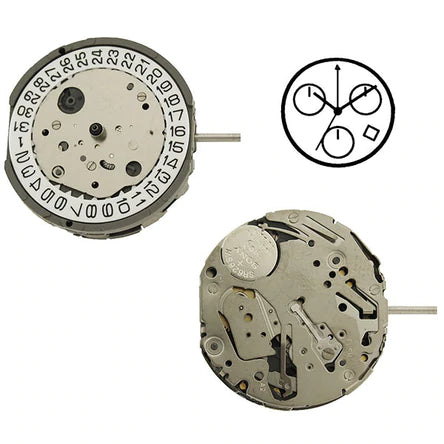 Miyota FS26 Quartz Chronograph Movement