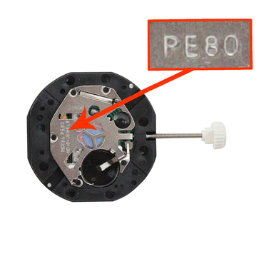 Chinese PE 805-2 Quartz Movement, Date at 9