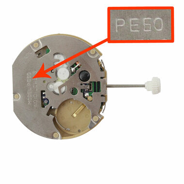 Chinese PE-605 Quartz Chronograph Movement, Date at 4:30