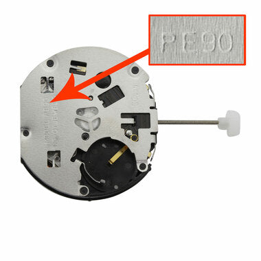 Chinese PE90-06 Quartz Movement, Date at 4:30