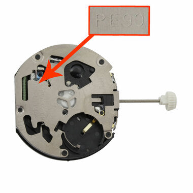 Chinese PE90-05 Quartz Movement, Date at 4:30
