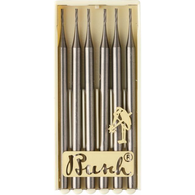 Busch® Cylinder Square Burs - Pack of 6