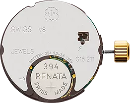 ETA G15.211 Quartz Chronograph Movement, Date at 4 Suspended