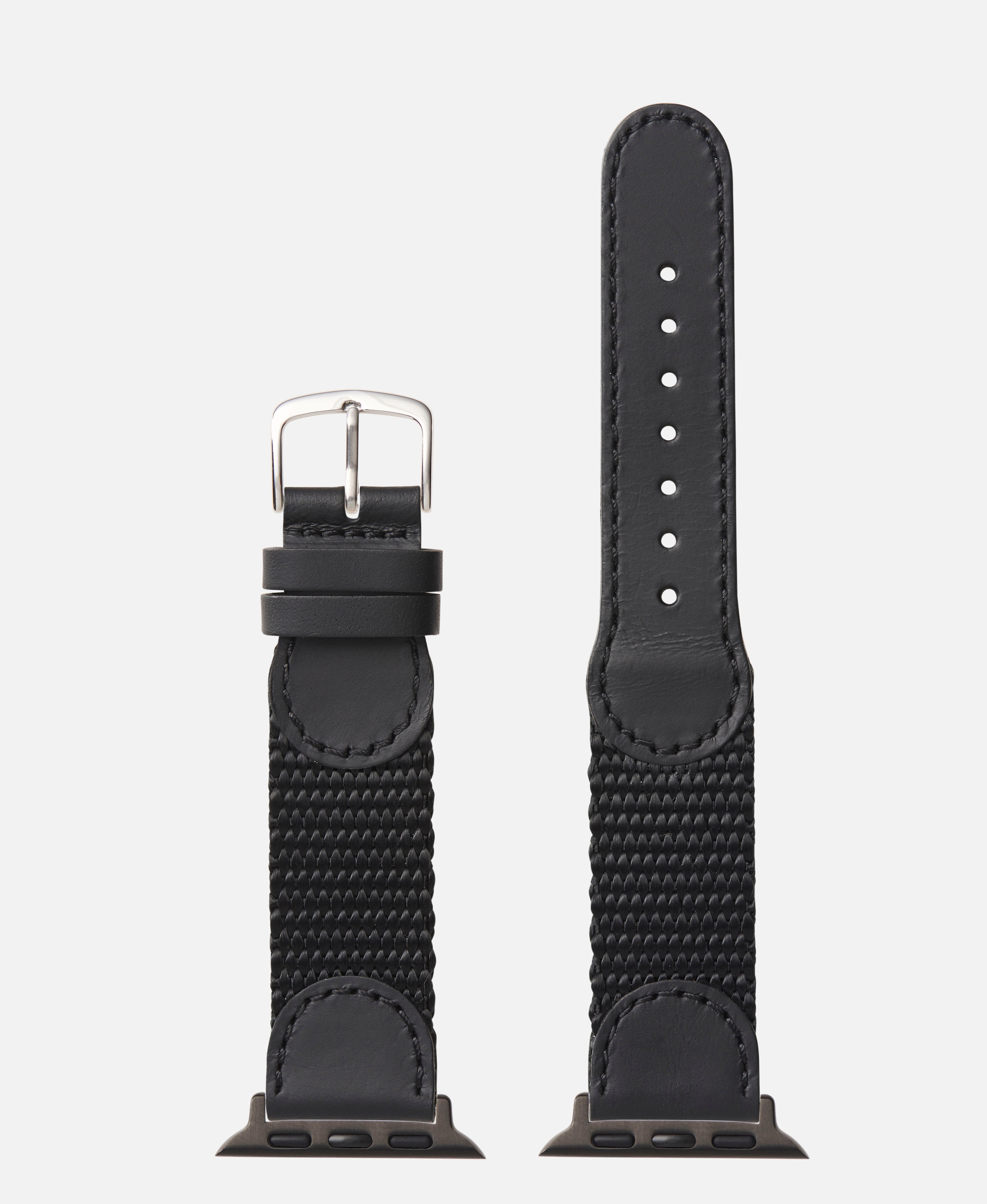 Swiss Army Style Leather | Apple Watch Compatible 38mm/40mm