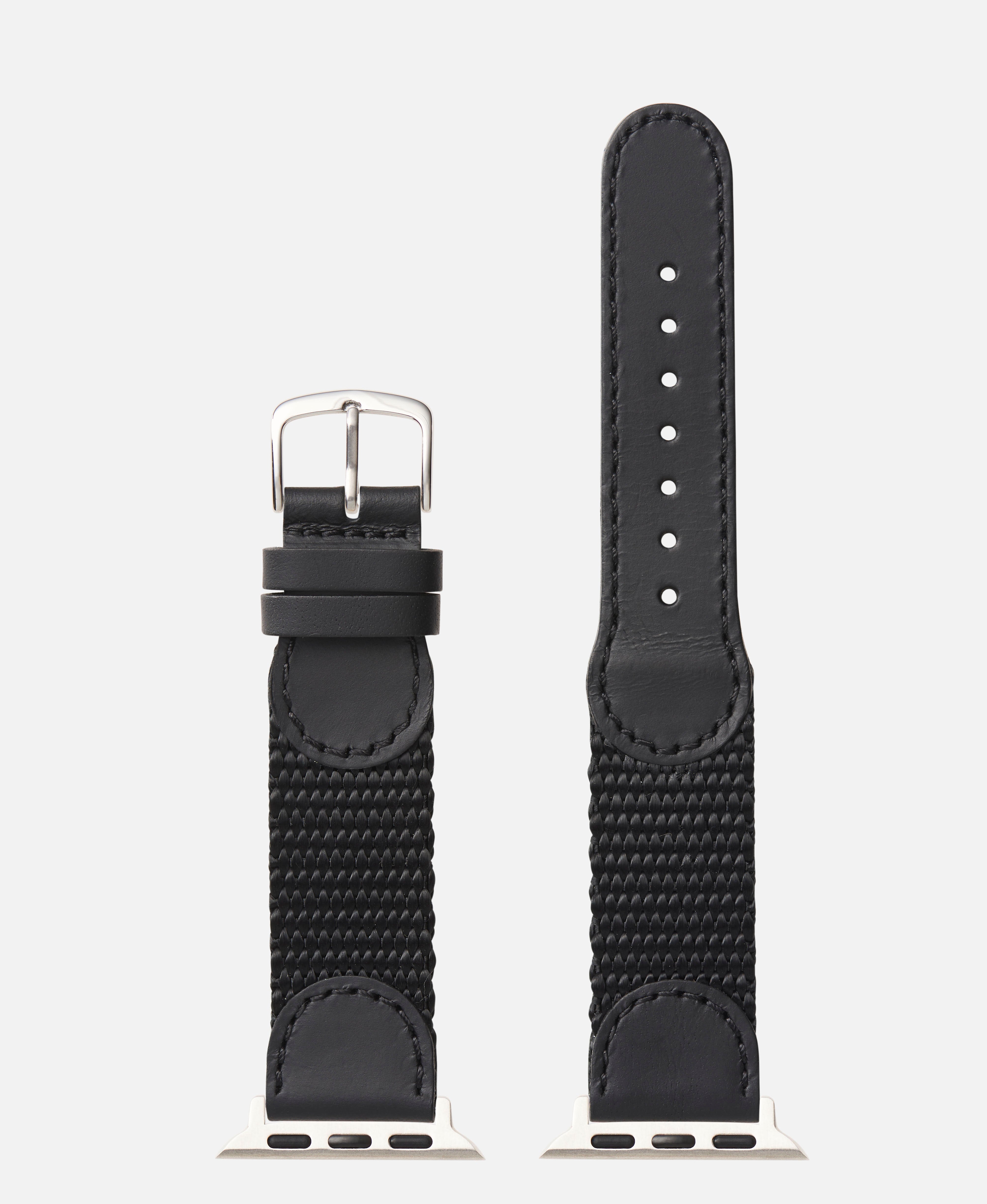Swiss Army Style Leather | Apple Watch Compatible 38mm/40mm