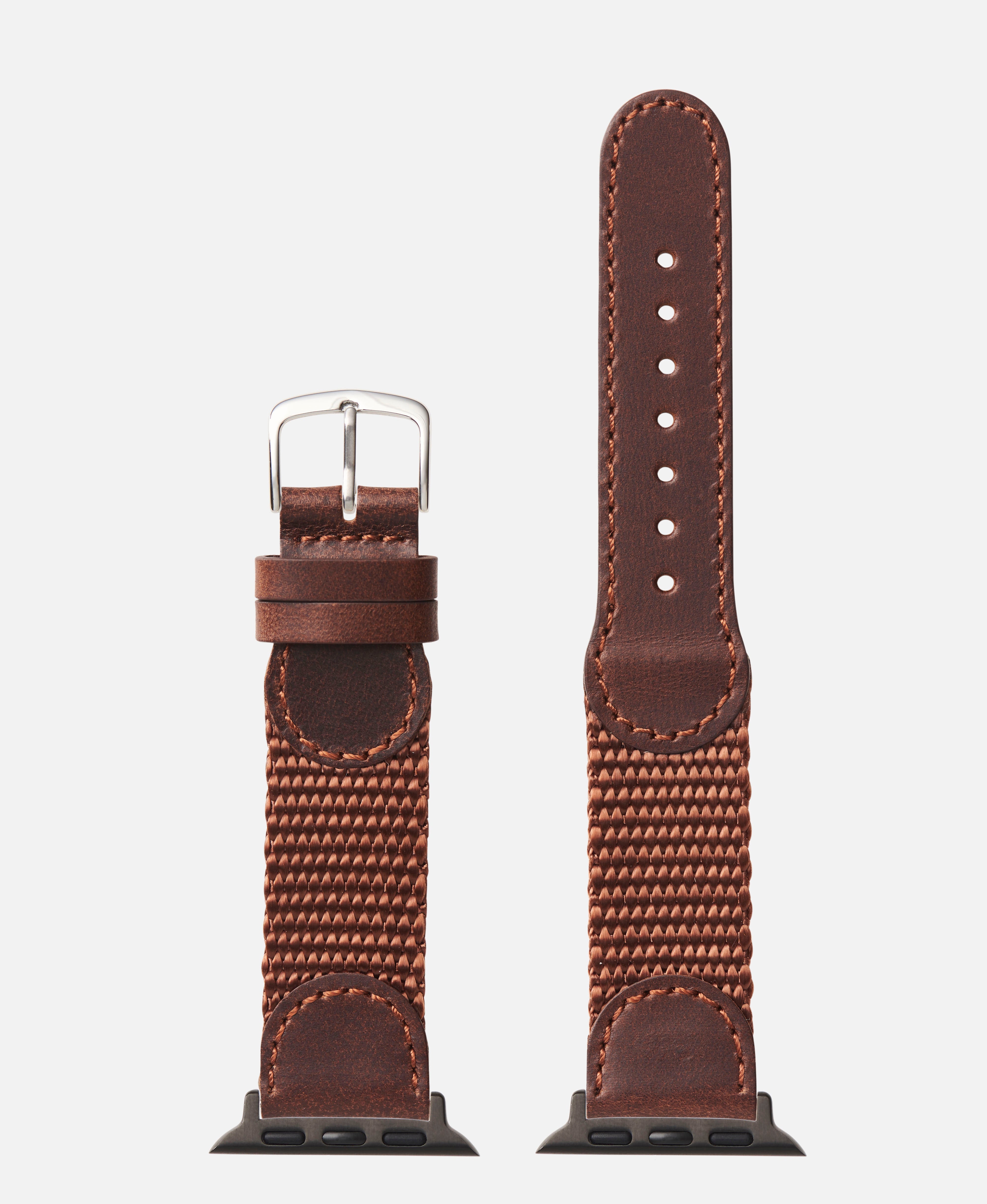 Swiss Army Style Leather | Apple Watch Compatible 38mm/40mm