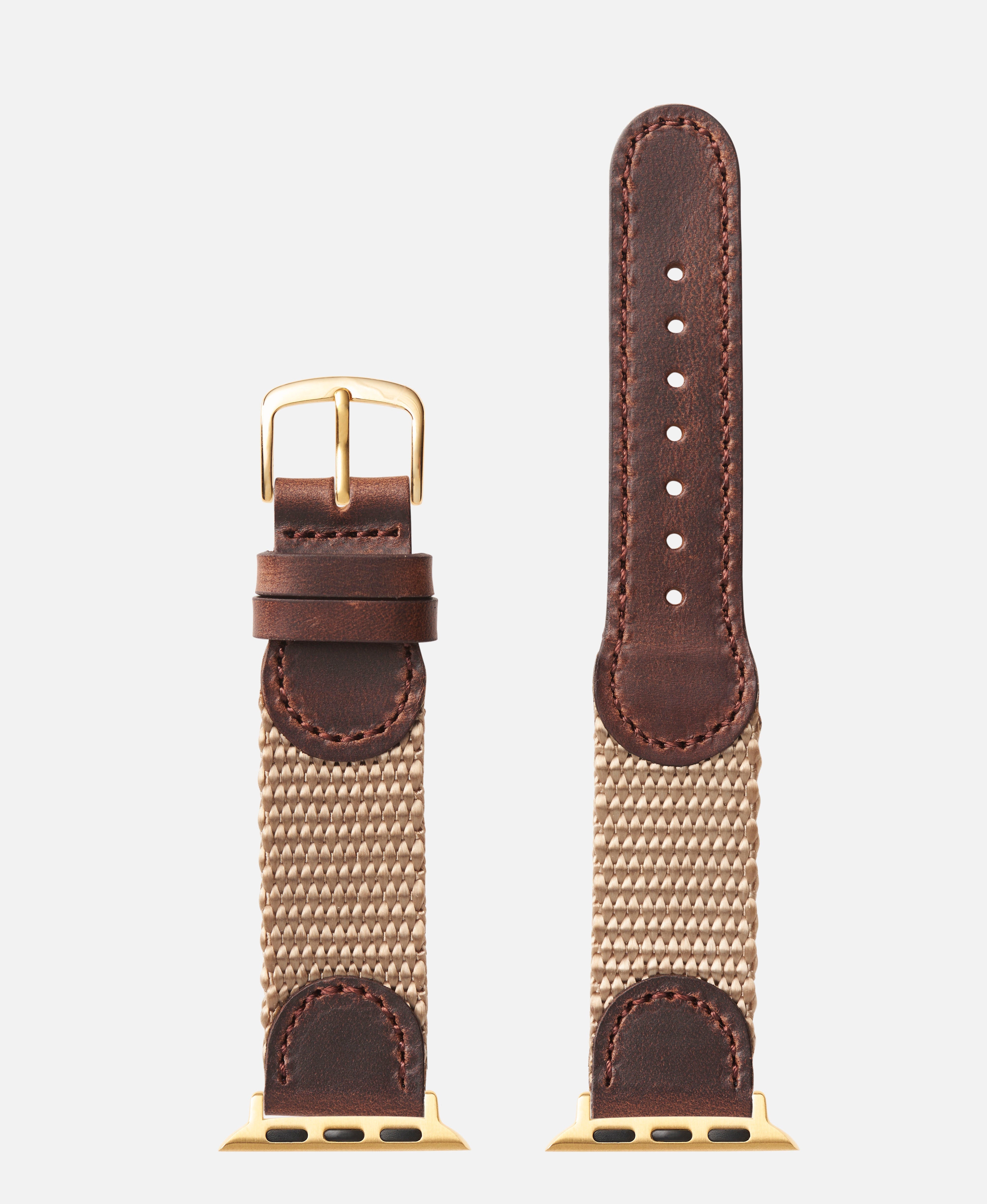 Swiss Army Style Leather | Apple Watch Compatible 38mm/40mm