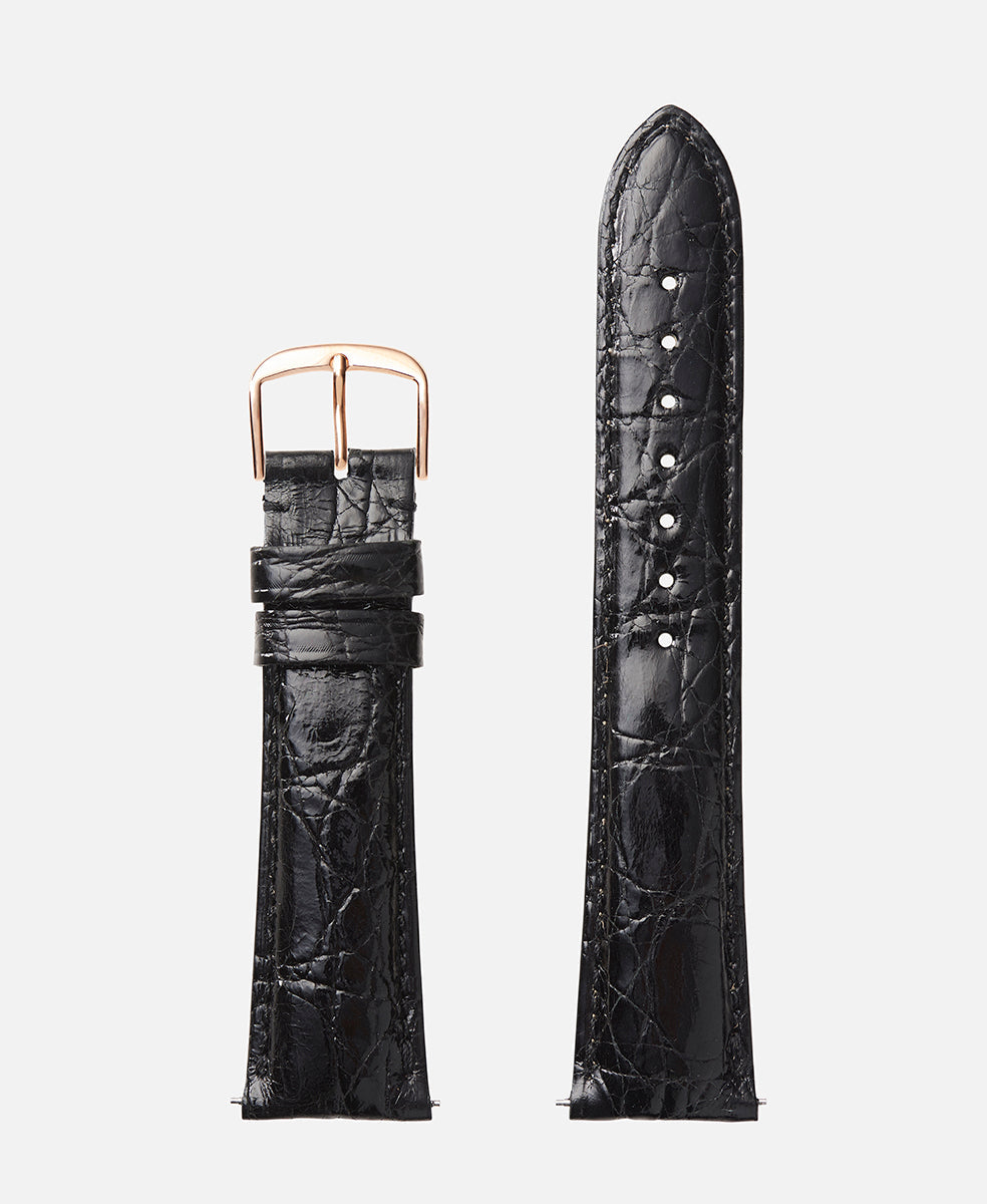 Genuine Crocodile | Long Length - USA Made - Traditional - H2001
