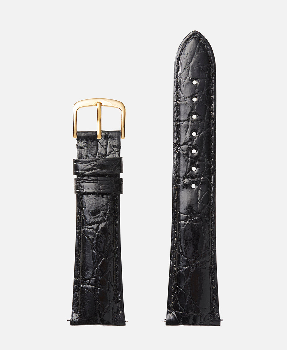 Genuine Crocodile | Long Length - USA Made - Traditional - H2001