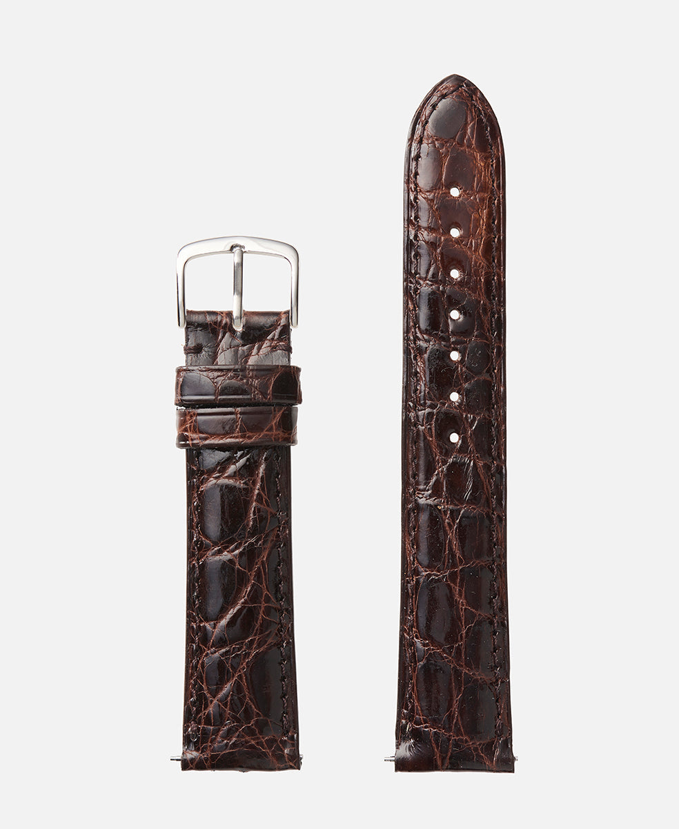 Genuine Crocodile | Long Length - USA Made - Traditional - H2001