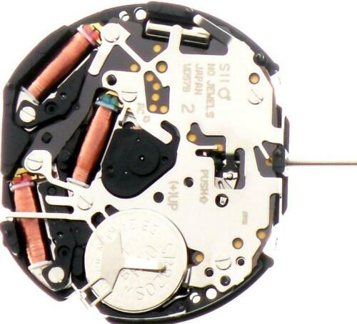 Hattori VD57 HCP Quartz Chronograph Movement, Date at 3