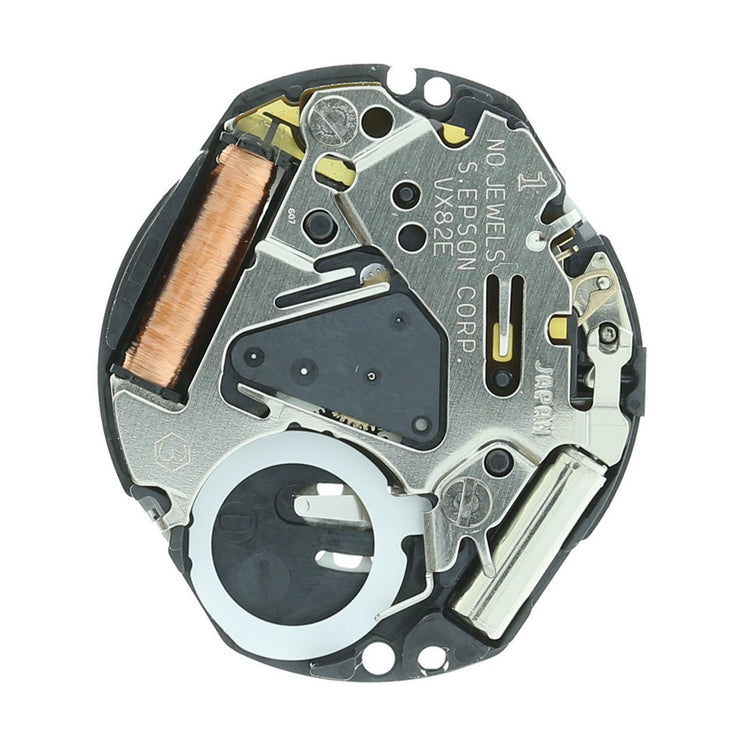 Hattori VX82 Quartz Movement, Date at 6