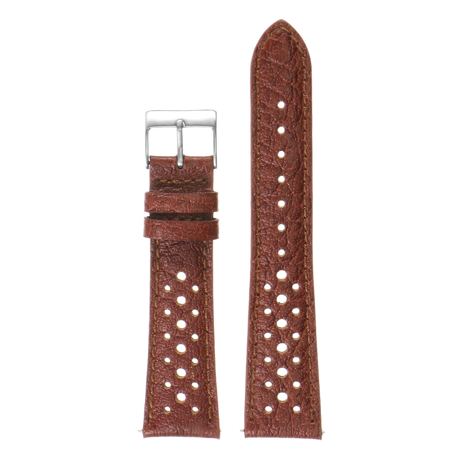 DASSARI Perforated Leather Rally Strap Quick Release