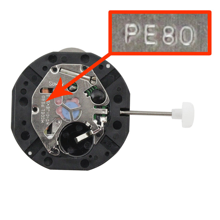Chinese PE-806-1 Quartz Movement, Date at 3